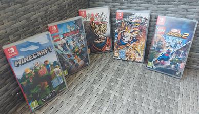 Lotto 5 giochi Nintendo Switch
