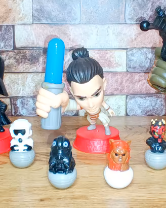 Set Personaggi Star Wars - Vader, Rey e Chewbacca