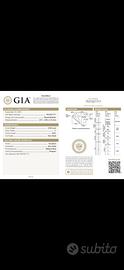 Diamante Naturale 0,50 ct F VVS1 certificato GIA