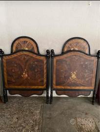 Testiera lecco matrimoniale primi 900 antico ferro