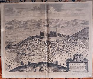 PECETTI (PECETTO) INCISIONE ACQUAFORTE XVIII SEC 