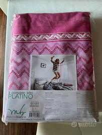 Lenzuola letto singolo più un lenz. Piazza e mezza