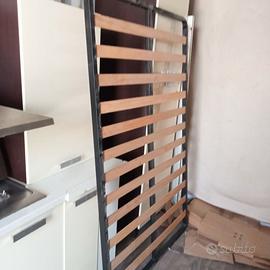 Letto 1 piazza e mezza a cassettone