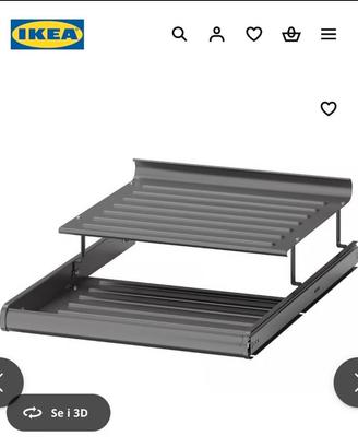 Coppia di Ripiani IKEA KOMPLEMENT 43x58 cm