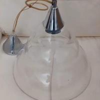 lampadario vetro trasparente