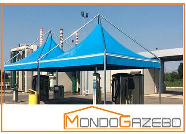 Moon gazebo uso pubblico certificato ignifugo prof