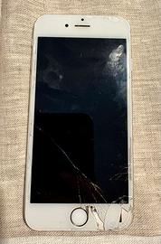 Iphone 6s funzionante schermo rotto - batteria 92%