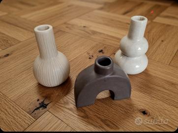 #Set 3 #Portacandele in #Ceramica Home