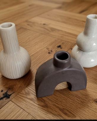 #Set 3 #Portacandele in #Ceramica Home