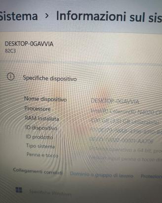 notebook Lenovo 82c3
