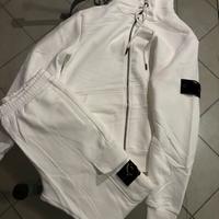 tuta stone island bianca
