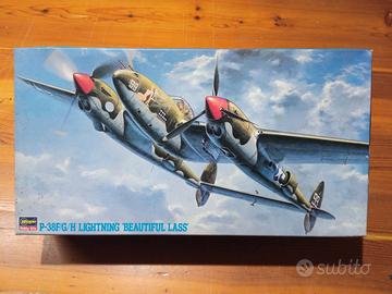 Hasegawa plastic model kit-p38 lightning