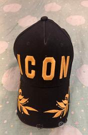 Cappello Dsquared2 ICON Nero e Oro