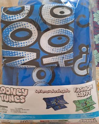 2 set lenzuola singolo Looney Tunes
