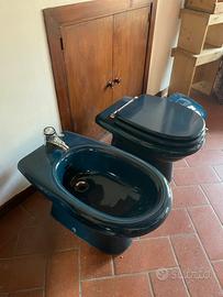 Sanitari ceramica blu