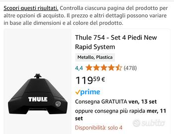 THULE Rapidsystem 754 e kit 1634