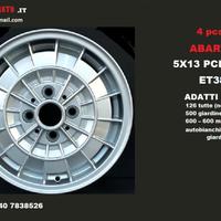 Cerchi abarth 5X 13 4x98 et38 fiat campagnolo