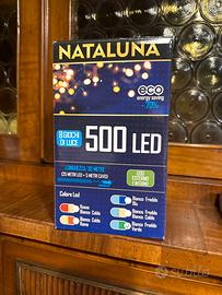 Luci di Natale 25m 500led interno/esterno