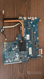 scheda madre hp la-a992p per notebook con dissipat