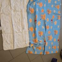 piumone e panno neonato