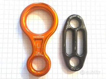 Otto + piastrina alpinismo/arrampicata /canyoning