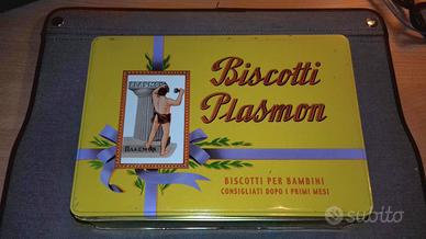 Scatola latta Biscotti Plasmon (ed. centenario)