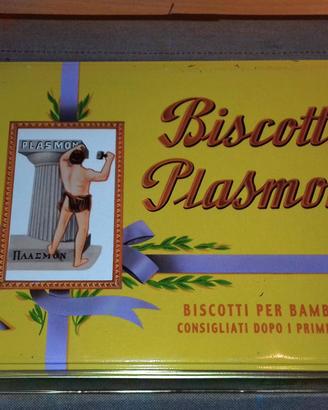Scatola latta Biscotti Plasmon (ed. centenario)