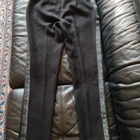 Pantaloni donna neri effetto tuta taglia 42