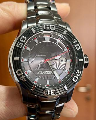 Chronotech Orologio A530 Acciaio PVD Cromo Scuro