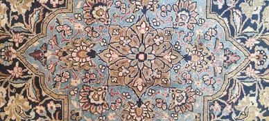 tappeto persiano lana e seta  