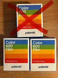 Polaroid 600 color pellicola 2X16 lotto
