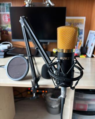 Microfono a condensatore aukey