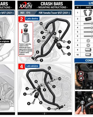 kit barre para motore xxun