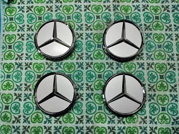 4 coprimozzo 75 mm Mercedes-Benz - Accessori Auto In vendita a Brescia
