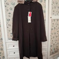 Cappotto donna elegante vintage misto Lana e Cashm