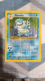 Carta Pokémon old Holo Blastoise 2/102 Set Base