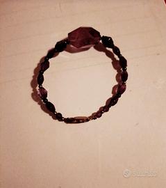 Ciondolo e bracciale in ametista