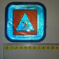Toppa retro riflettente protezione civile FVG