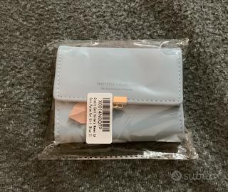 PORTACARTE DONNA (11 slot) azzurro nuovo