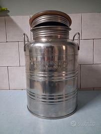 BIDONE OLIO INOX 25 LITRI
