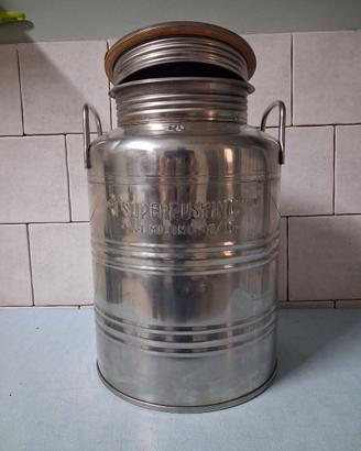 BIDONE OLIO INOX 25 LITRI