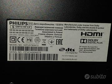 Tv  Philips 55 pollici