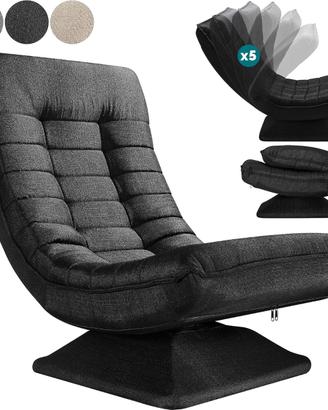 Casaria® Poltrona Relax da Lettura con Schienale