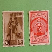 Regno 1937- Mostra colonie estive- MNH**