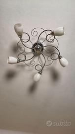 lampadario a sei luci