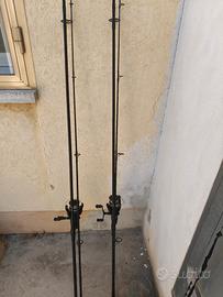 Canne carpfishing chub + Shimano baitrunner