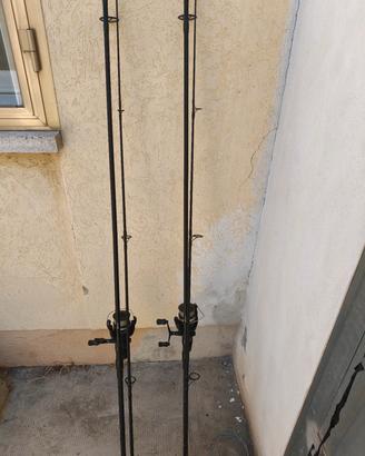 Canne carpfishing chub + Shimano baitrunner