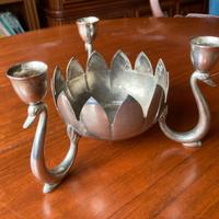 Portacandele / Portaoggetti in metallo.