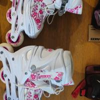 Pattini in linea e protezioni caduta