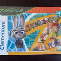 Puzzle (nuovo) ZOOTROPOLIS 60 pezzi. CLEMENTONI